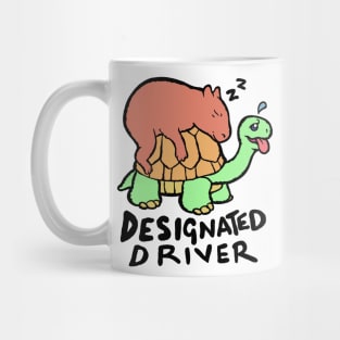 Capybara designated driver. Mug